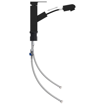 Waschbeckenarmatur mit Sprühkopf aus Messing