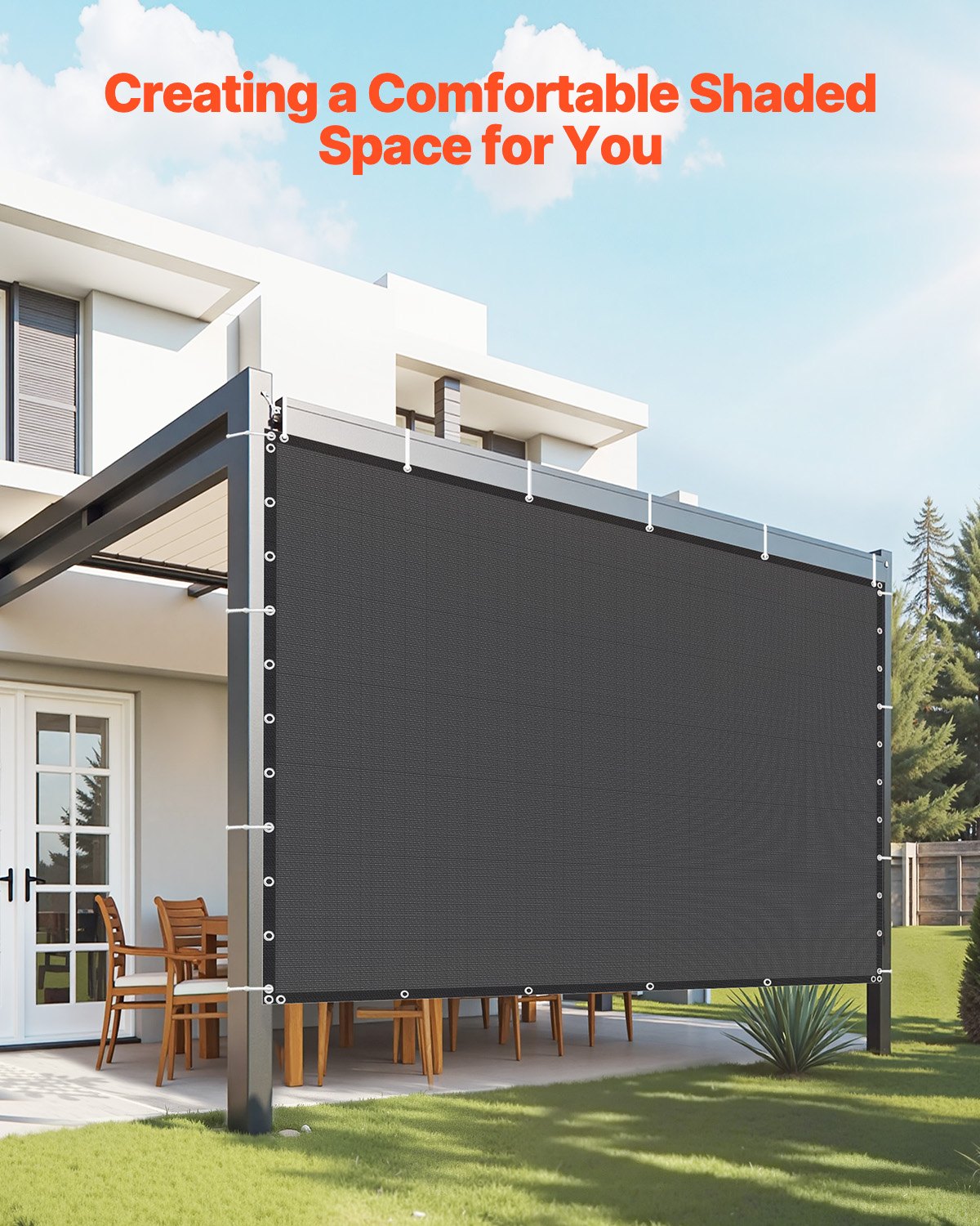 Sonnenschutz Pergola Tuch mit UV-Schutz