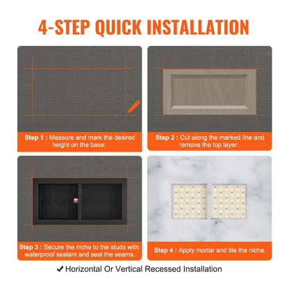 Wandnische wasserdicht modern ideal Für Home & Living