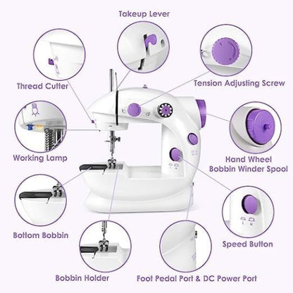 Mini Nähmaschine tragbar für Heimgebrauch