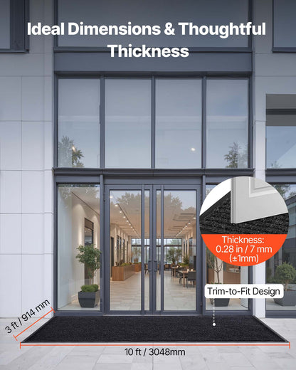 Schmutzfangmatte PVC Rückseite rutschfest